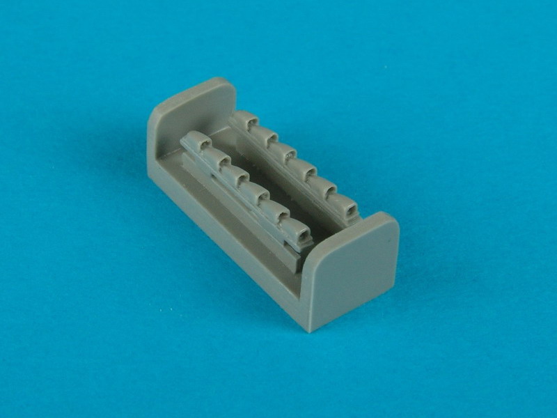 QB72071 Bf 109G exhaust 1/72